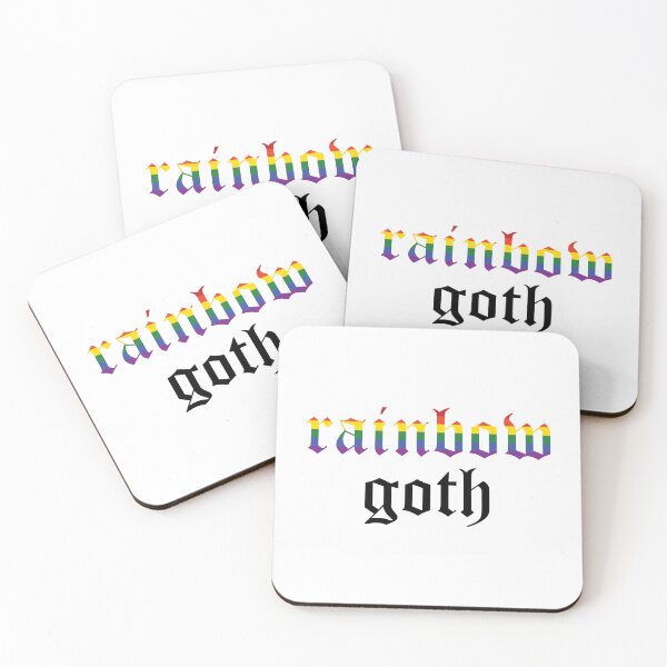 Item preview, rainbow goth and lgbt pride designed and sold by prideisjoy.