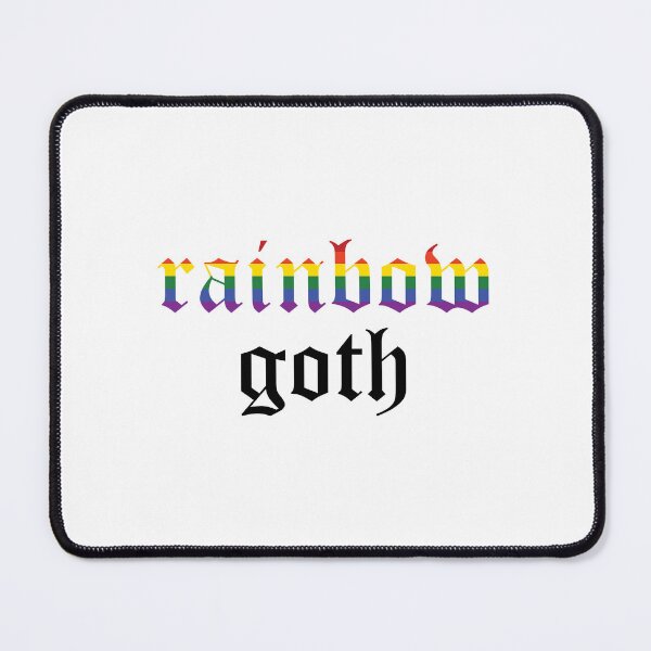 Item preview, rainbow goth and lgbt pride designed and sold by prideisjoy.