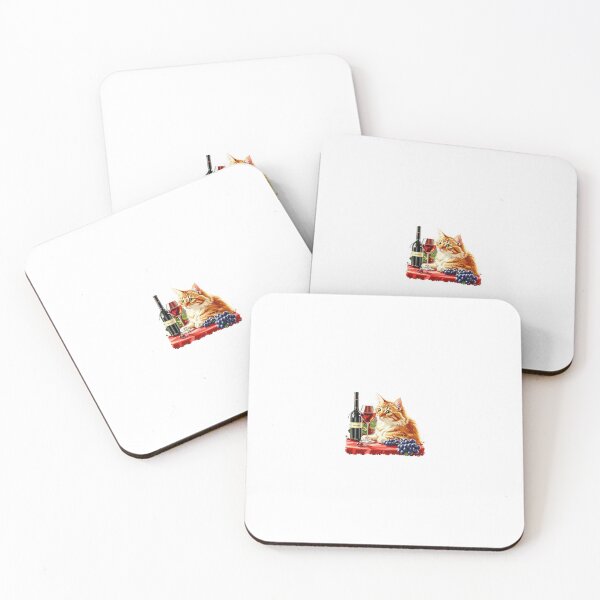 Item preview, Cat drinking wine designed and sold by Kenji11.
