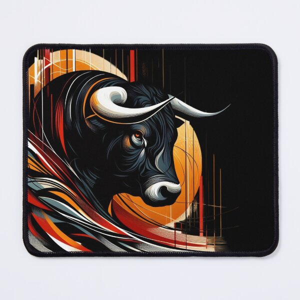 Item preview, COLORFUL BULL'S HEAD (BLACK) designed and sold by Marlon Oseguera.