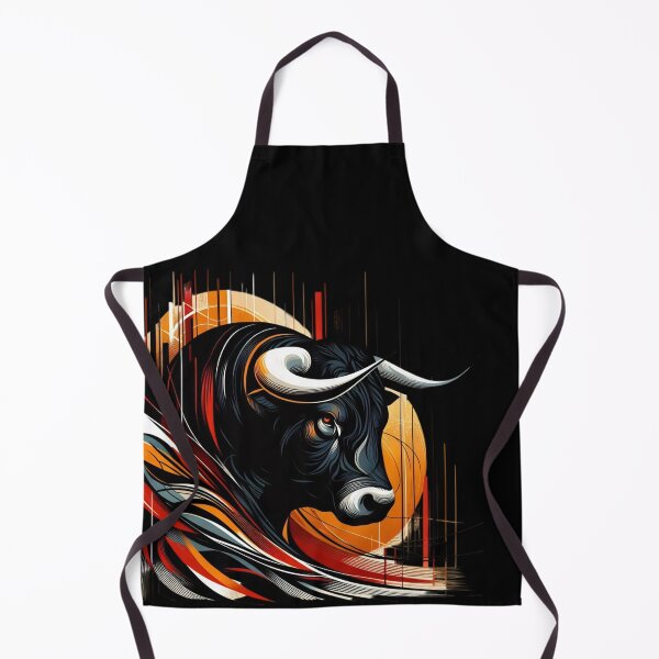 Item preview, COLORFUL BULL'S HEAD (BLACK) designed and sold by Marlon Oseguera.