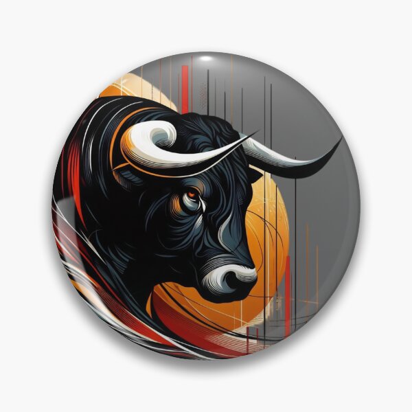 Item preview, COLORFUL BULL'S HEAD (#666666) designed and sold by Marlon Oseguera.