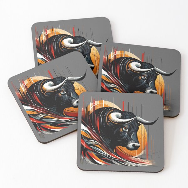 Item preview, COLORFUL BULL'S HEAD (#666666) designed and sold by Marlon Oseguera.