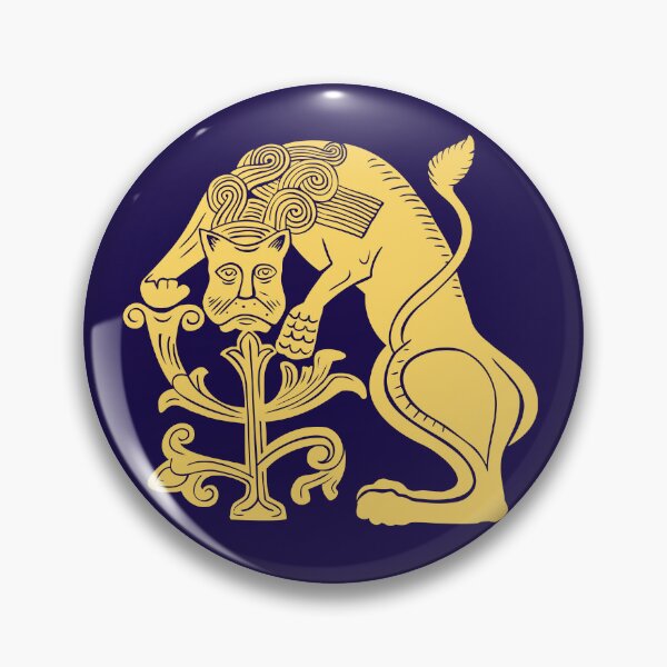 Item preview, Lion with a Flower designed and sold by Onion Soup Studio.