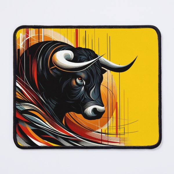 Item preview, COLORFUL BULL'S HEAD (#FFCC00) designed and sold by Marlon Oseguera.