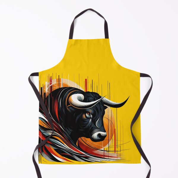 Item preview, COLORFUL BULL'S HEAD (#FFCC00) designed and sold by Marlon Oseguera.