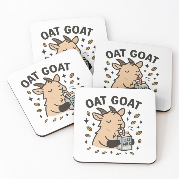 Item preview, Oat Goat – Plant Milk Enthusiast Sticker designed and sold by Feral & Stellar.