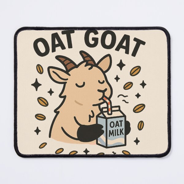 Item preview, Oat Goat – Plant Milk Enthusiast Sticker designed and sold by Feral & Stellar.