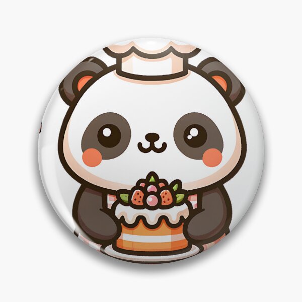 Item preview, Cute Panda Baking Pandamonium Punny Cake designed and sold by Tiendita-Arroyo.