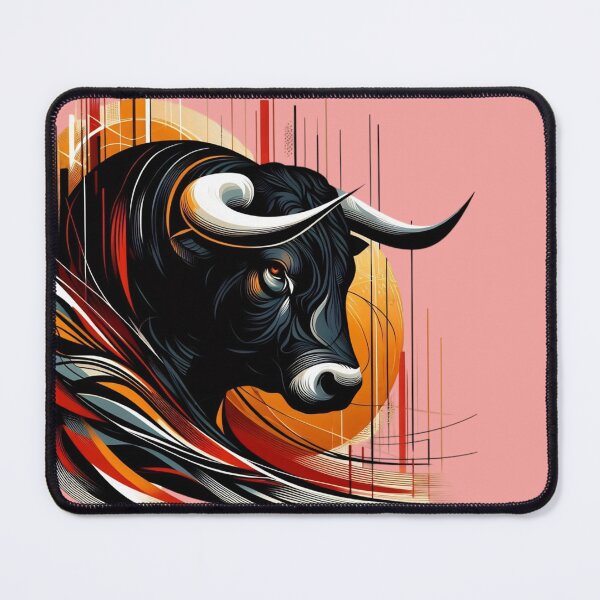 Item preview, COLORFUL BULL'S HEAD (#F7A4A0) designed and sold by Marlon Oseguera.