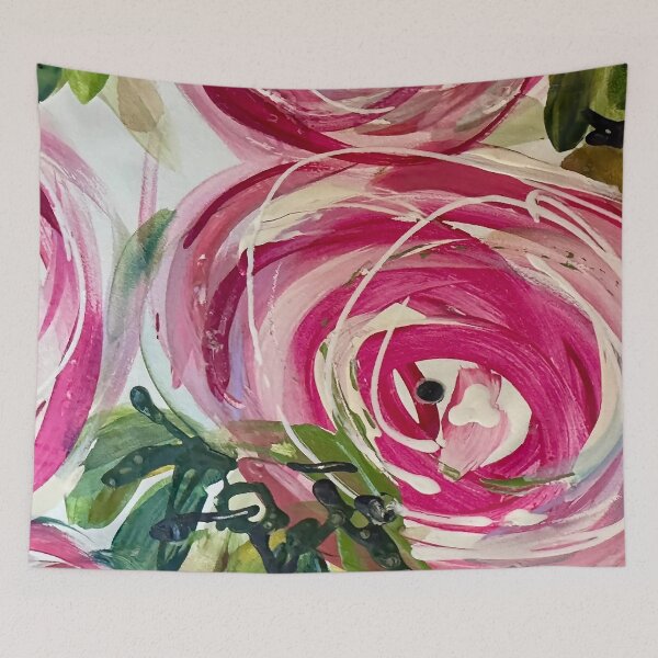Item preview, Whimsical Dahlias designed and sold by karenloucreates.
