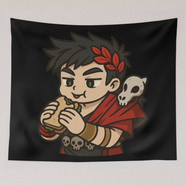 Item preview, Hades Game Zagreus Eating Sandwich designed and sold by ContTraders.