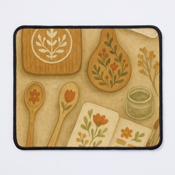 Item preview, Hand Painted Folk Art Kitchen Tools designed and sold by Lacritsa .