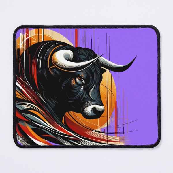 Item preview, COLORFUL BULL'S HEAD (#9966FF) designed and sold by Marlon Oseguera.