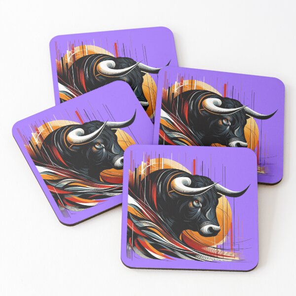 Item preview, COLORFUL BULL'S HEAD (#9966FF) designed and sold by Marlon Oseguera.