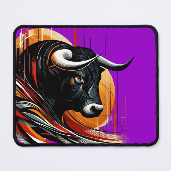 Item preview, COLORFUL BULL'S HEAD (#9900CC) designed and sold by Marlon Oseguera.