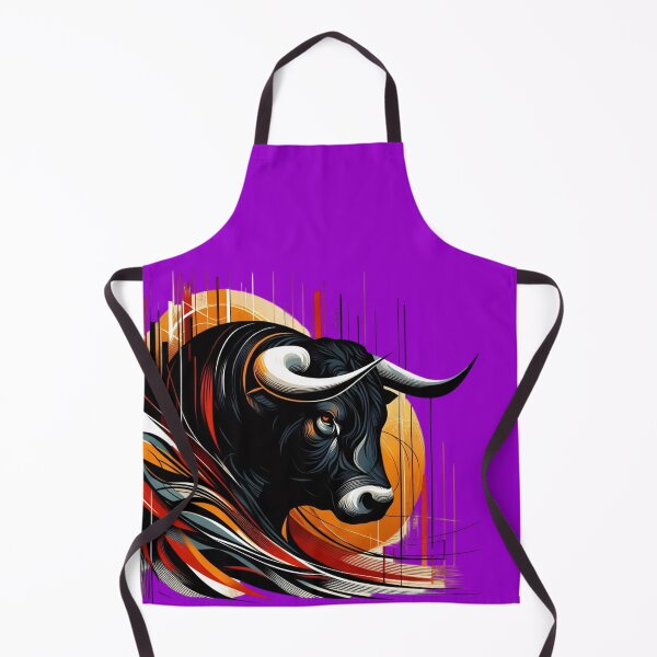 Item preview, COLORFUL BULL'S HEAD (#9900CC) designed and sold by Marlon Oseguera.