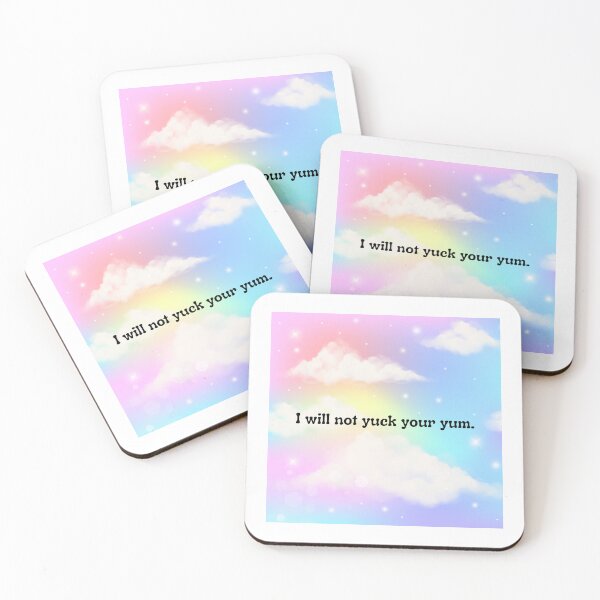 Item preview, I Will Not Yuck Your Yum designed and sold by LorisseEsArte.