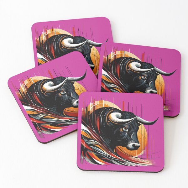 Item preview, COLORFUL BULL'S HEAD (#CC3399) designed and sold by Marlon Oseguera.
