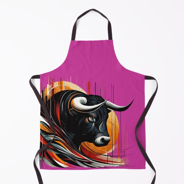 Item preview, COLORFUL BULL'S HEAD (#CC3399) designed and sold by Marlon Oseguera.