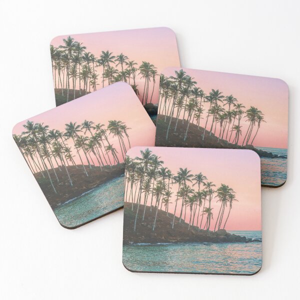 Item preview, Pink Sunset, Lush Palm Trees, Turquoise Ocean Waters  designed and sold by DEC02.