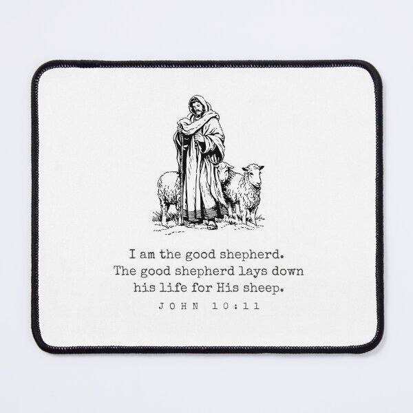 Item preview, The Good Shepherd John 10:11 Jesus, Sturdy Christian Gift, Jesus Gifts For Pastor, Friends, Mom, or Dad, Easter Basket Gift designed and sold by InHisImageGifts.