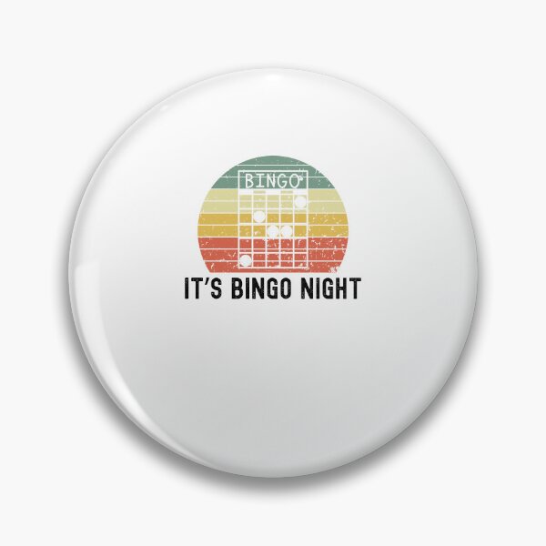 Item preview, It's Bingo night funny bingo player humor retro bingo card designed and sold by snowry.