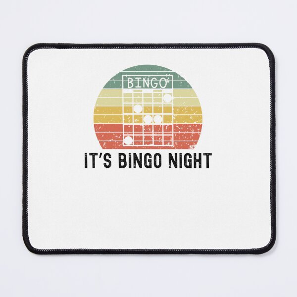 Item preview, It's Bingo night funny bingo player humor retro bingo card designed and sold by snowry.