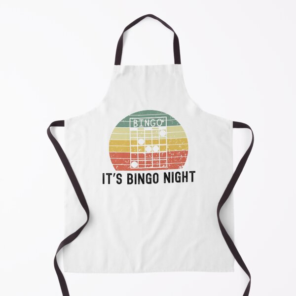 Item preview, It's Bingo night funny bingo player humor retro bingo card designed and sold by snowry.