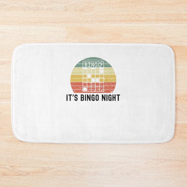 Item preview, It's Bingo night funny bingo player humor retro bingo card designed and sold by snowry.