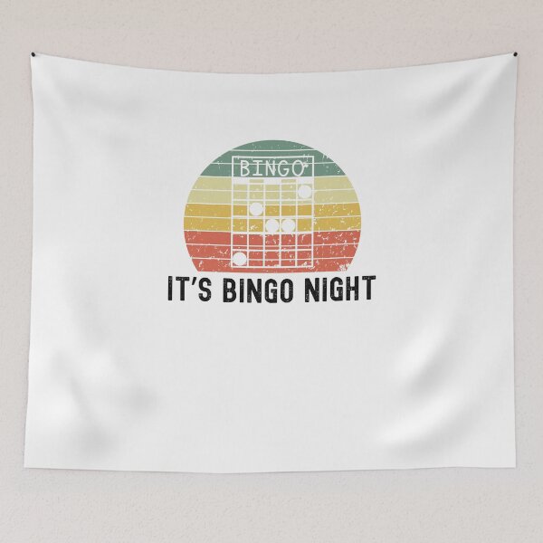 Item preview, It's Bingo night funny bingo player humor retro bingo card designed and sold by snowry.