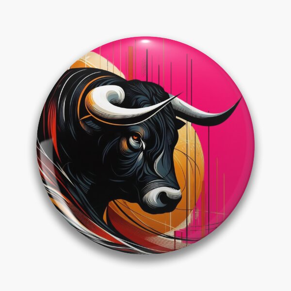 Item preview, COLORFUL BULL'S HEAD (#FF0066) designed and sold by Marlon Oseguera.