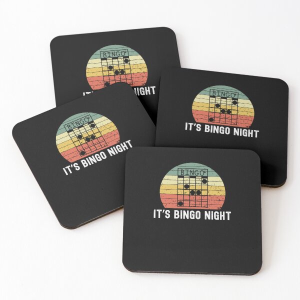 Item preview, It's Bingo night funny bingo player joke retro bingo card designed and sold by snowry.