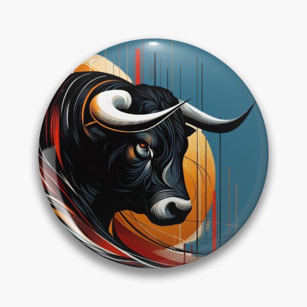 Item preview, COLORFUL BULL'S HEAD (#2B6B86) designed and sold by Marlon Oseguera.