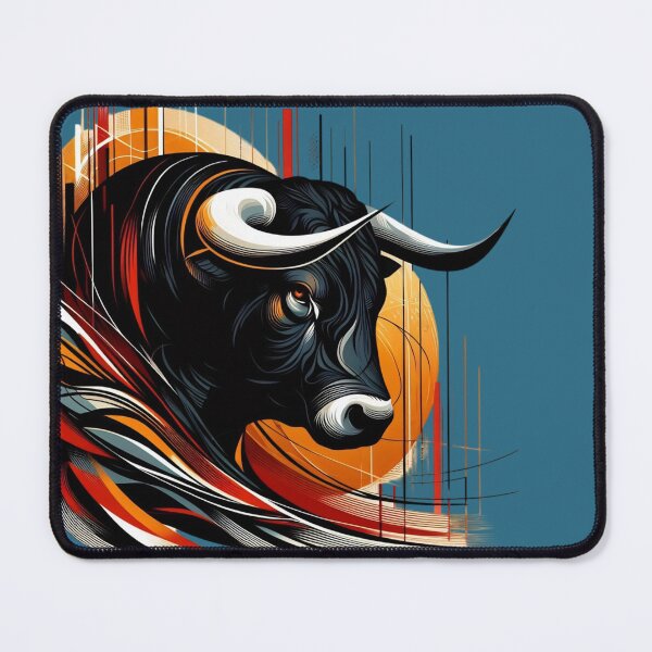 Item preview, COLORFUL BULL'S HEAD (#2B6B86) designed and sold by Marlon Oseguera.