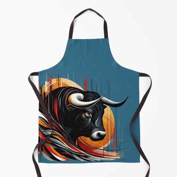 Item preview, COLORFUL BULL'S HEAD (#2B6B86) designed and sold by Marlon Oseguera.