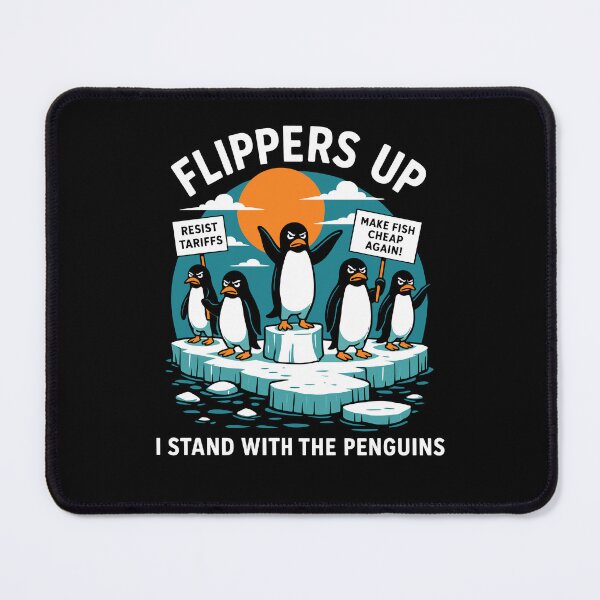 Item preview, Flippers Up I Stand With The Penguins designed and sold by varioarts.