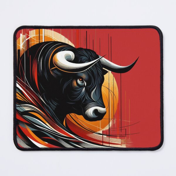 Item preview, COLORFUL BULL'S HEAD (#C42A2A) designed and sold by Marlon Oseguera.