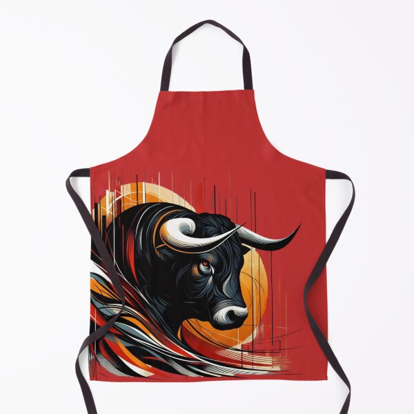 Item preview, COLORFUL BULL'S HEAD (#C42A2A) designed and sold by Marlon Oseguera.