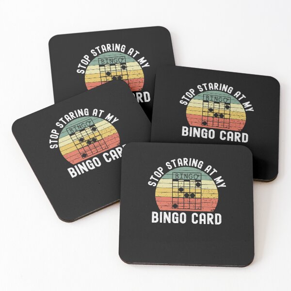 Item preview, Stop Staring at my bingo card Retro funny bingo player humor designed and sold by snowry.