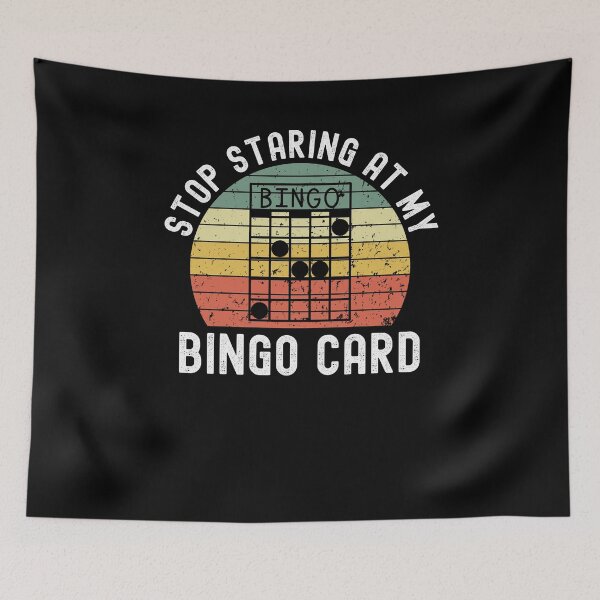 Item preview, Stop Staring at my bingo card Retro funny bingo player humor designed and sold by snowry.