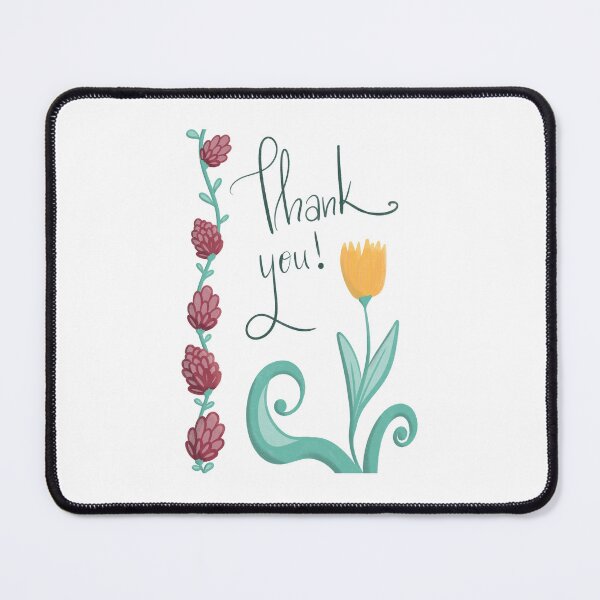 Item preview, Thank You Note Yellow Tulip Red Berries  designed and sold by HydrangeaDelMar.