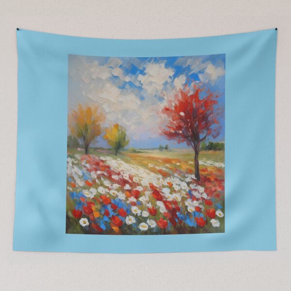 Item preview,  "Infinite Blooms: A Symphony of Spring" designed and sold by Artisticanvas.