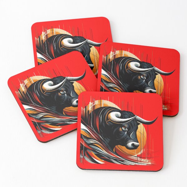Item preview, COLORFUL BULL'S HEAD (#FF0000) designed and sold by Marlon Oseguera.