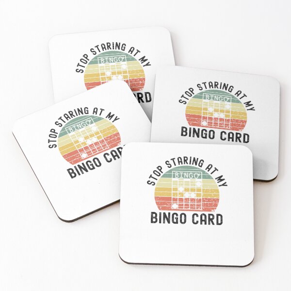 Item preview, Stop Staring at my bingo card Retro funny bingo player joke designed and sold by snowry.
