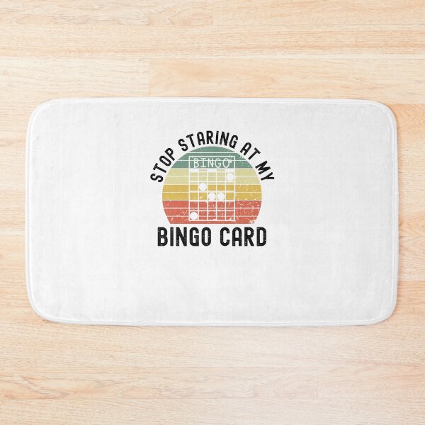 Item preview, Stop Staring at my bingo card Retro funny bingo player joke designed and sold by snowry.