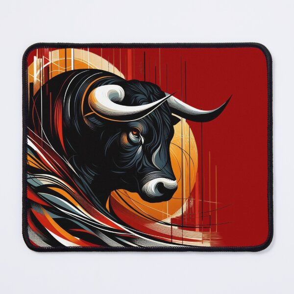 Item preview, COLORFUL BULL'S HEAD (#990000) designed and sold by Marlon Oseguera.