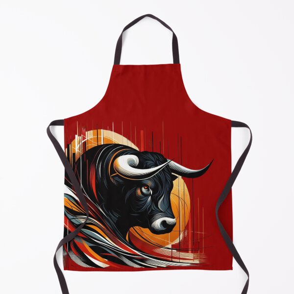 Item preview, COLORFUL BULL'S HEAD (#990000) designed and sold by Marlon Oseguera.
