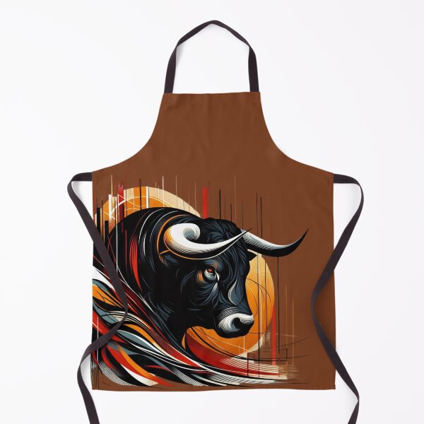 Item preview, COLORFUL BULL'S HEAD (#793C1D) designed and sold by Marlon Oseguera.
