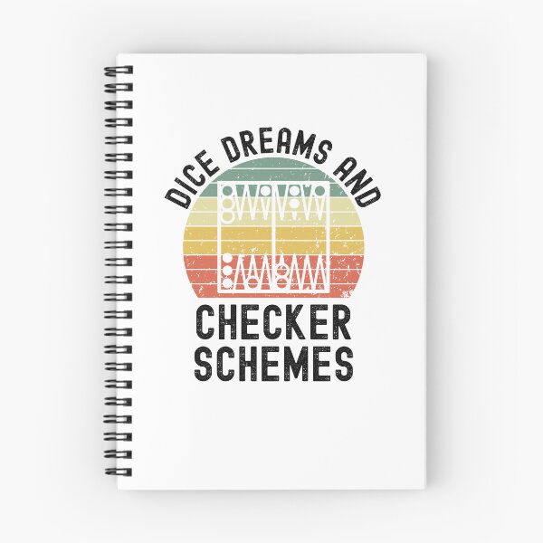 Item preview, Dice dreams and Checker schemes Funny Backgammon retro designed and sold by snowry.